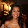 Mugdha Godse arrives at the music launch of her forthcoming movie Jail at a multiplex in Mumbai yest
