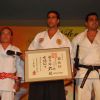 Akshay Kumar honoured with a Katana and a sixth degree Black Belt in Kuyukai Gojuryu Karate in Novotel