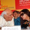 Yash Chopra, Amol Palekar and Shabana Aazmi at Mami Film festival press meet in Sun N Sand Hotel