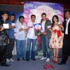 Bollywood Actor Aftab Shivdasani and Aamna Sharif pose for the photographers during the music release of forthcoming film ''Aao Wish Karein'' in Mumbai on Friday, 23 October 2009