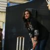 Bollywood Actor Raveena Tandon poses for the photographers during the announcement of Nickelodeon''s pioneering worldwide movement ''Let''s Just Play'' India''s first Play-a-thon in Mumbai on Friday, 23 October 2009