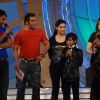 Ajay Devgan, Salman Khan, Asin and Alka Yagnik on the sets of Sa Re Ga Ma Little Champs Grand Finale
