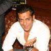 Bollywood Star Salman Khan talking to media after selling tickets for his upcoming film "London Dreams" at Delite Theatre in New Delhi on Monday 26 Oct 2009
