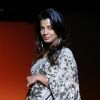 Bollywood actress Mughda Godse at the designer Reynu Tondon''s show at the Wills Lifestyle India Fashion Week