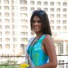 A contestant at Fair One Miss Mumbai Swim Suit Round at Royal Palm