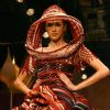 A model showcasing designer Rohit Bal''s grand finale at the Wills Lifestyle India Fashion Week in New Delhi on Wednesday night 28 Oct 2009