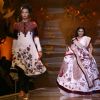 Models showcasing designer Rohit Bal''s grand finale at the Wills Lifestyle India Fashion Week in New Delhi on Wednesday night 28 Oct 2009