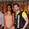 Neil Nitin Mukesh and Mugdha Godse at "JAIL" promotional event, Oberoi Mall in Mumbai