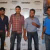 Harbhajan Singh, Yuvraj Singhat and Dhoni at Sahara Sports Awards at Taj Land''s End