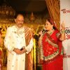 Alok Nath and Smita Jaykar at Zee TV''s Yahan Mein Ghar Ghar Kheli serial music launch, Film City