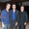 Bollywood actor Ranbir Kapoor with friends at the sucess bash of his movie "Ajab Prem Ki Kajab Kahani" in Novotel
