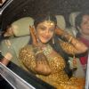 Bollywood actress Shilpa Shetty heading for her wedding venue in Khandala