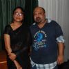 Bollywood actress Seema Biswas with a friend on the screening of the film "Un Hazaraon Ke Naam" at Fun Cinemas in Mumbai