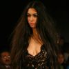 A Model showcasing designer Ramon Gurillo''s creation at the ''''India International Fashion Week'''' at Gurgaon on Thursday