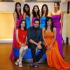 Models in the dresses designed by designer Swapnil Shinde at AZA