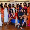 Models in the dresses designed by designer Swapnil Shinde at AZA