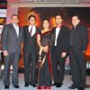 Bollywood actors Shah Rukh Khan, Kajol and Karan Johar at "My Name Is Khan Press Meet" at JW Marriott