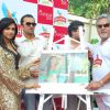 Deepika Padukone at Kingfisher calendar launch in Napeansea Road, Mallya''s residence