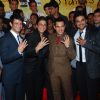 Sharman Joshi, Shahrukh Khan, Aamir Khan and Madhwan at 3 Idiots Press Meet at IMAX Wadala