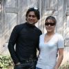 Udita Goswami and Anuj at Chase film on location