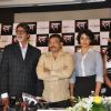 Bollywood actors Mohnish Behl, Rajat Kapoor, Amitabh Bachchan, Ritesh Deshmukh, Neetu Chandra, Ram Gopal Varma and Gul Panag at the press meet of "Rann"