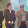 Mega star Amitabh Bachchan and Dharmendra at the press meet of "Teen Patti" at Cinemax in Mumbai