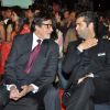 Amitabh Bachchan and Karan Johar at Stardust Awards 2010 in Mumbai