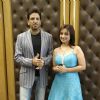 Punjabi actor & singer Gurdas Maan and Divya Dutta pose for the photographers during the press conference of film "Sukhmani- Hope for Life" in Mumbai on Thursday, 28 January 2010