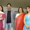Bollywood actress Juhi Chawla, Gurdas Maan and Divya Dutta pose for the photographers during the press conference of film "Sukhmani- Hope for Life" in Mumbai on Thursday, 28 January 2010