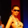 A model walks the ramp on the Day 2 of Source Fashion Show at Grand Hyatt in Mumbai