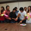 Bollywood actor Purabh Kohli celebrates his birthday with the star cast of "Hide N Seek" at Moserbaor office, Andheri