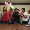 Bollywood actor Purabh Kohli celebrates his birthday with the star cast of "Hide N Seek" at Moserbaor office, Andheri