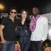 Shahrukh Khan, Akon & Kareena Kapoor pose at a press conference of their forthcoming movie RaOne held in Mumbai today Singer Akon is in Mumbai to record a song for RaOne