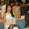 Bollywood actress Priyanka Chopra during the national anthem at the ''''56 National Film Awards'''', in New Delhi on Friday