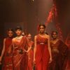 Models showcasing designer J J Valaya,s creations at the Wills Lifestyle India Fashion Week-2010, in New Delhi
