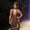 Bollywood actor Minissha Lamba showcasing designer Ranna Gill,s creation at the Wills Lifestyle India Fashion Week-2010, in New Delhi