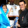 The President, Pratibha Devisingh Patil presenting Padma Bhushan Award to Amir Khan, at Rashtrapati Bhavan,on Wednesday