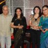 Director Ramesh Sippy with wife Kiran Juneja and filmmaker Aparna Sen at the premiere of "The Japanese Wife" in Mumbai
