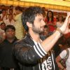 Bollywood actor Shahid Kapoor visited his old school "Gyan Bharti" in New Delhi 14 April 2010 to promote his film "Paathshala" and revive his childhood memories