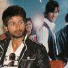 Bollywood actor Shahid Kapoor visited his old school "Gyan Bharti" in New Delhi 14 April 2010 to promote his film "Paathshala" and revive his childhood memories