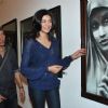 Sushmita Sen Launches Charcoal Exhibition by Gautam Patole at Nehru Centre