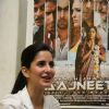 Bollywood actress Katrina Kaif at a promotional event of ''Rajneeti'' on Radio Mirchi at Lower Parel