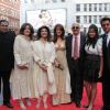 Suzanne Roshan, Rakesh Roshan and Hrithik Roshan attends the European premiere of ''Kites'' at Odeon West End in London