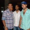 Raj Kaushal with directors Nitin Shingal and Anurag Shukla at Kimaya Entertainment short film screening at Kiamaya 108 at Andheri