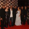 Prakash Jha, Arjun Rampal, Katrina Kaif and Manoj Bajpai at ''Raajneeti'' premiere at IMAX