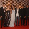 Ranbir Kapoor, Katrina Kaif, Prakash Jha and Arjun Rampal at ''Raajneeti'' premiere at IMAX