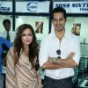 Bollywood Actors Tarina Patel and Dino Morea pose for the photographers during the inauguration of Bezel, a multi-brand lifestyle watch store from Gitanjali Lifestyle at Atria Mall, Worli in Mumbai on Wednesday, 23 June 2010 Gitanjali appoints