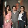 Anil kapoor, Sonam and Rhea at Aisha music launch at Tote in Mumbai