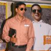 Bollywood actor Akshay Kumar at a press meet to promote his film