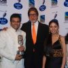 Rakesh Maini, Sree Ram, Amitabh Bachchan, Sunidhi Chauhan and Bhoomi at Indian Idol 5 grand finale at Filmistan